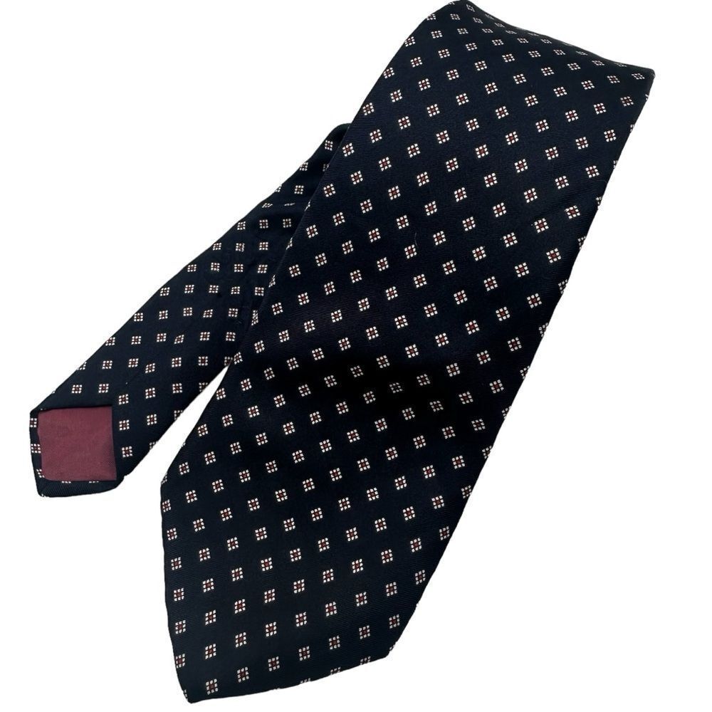 Andhurst Mens‎ 100% Silk Tie Necktie,Navy Blue tie,business tie,silk tie